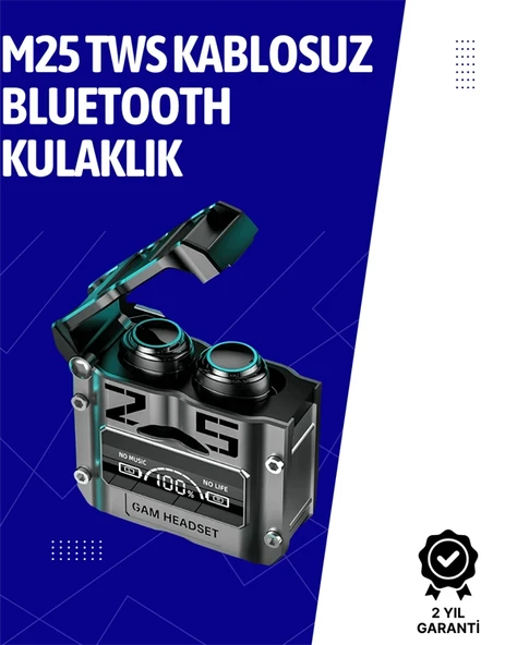 Mikrofonlu Kulaklık | Gürültü Engelleyici | 180 Saat Kullanım Süresi | Led Göstergeli ürün görseli 1