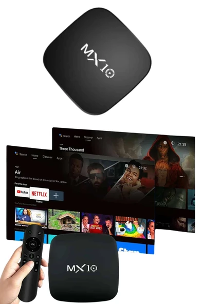 2.4g Wifi Tv Box Medya Oynatıcı Tv Uyumlu Mx Box Kutusu Android Tv - Resim 5