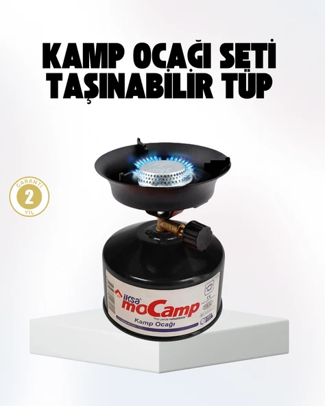 Outdoor Kamp Ocağı Gazlı Taşınabilir Pişirme Seti Üç Ayaklı Denge Atlı ürün görseli 1