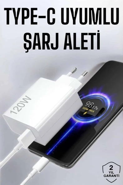 Type-c 120w Şarj Aleti Hızlı Şarj Turbo ürün görseli 1