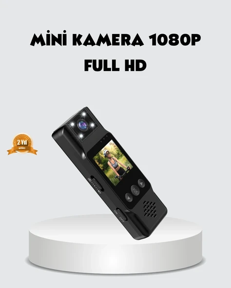 180 Derece Dönebilen Mini Kamera Full Hd Tft Ekran Hareket Sensörlü ürün görseli 1