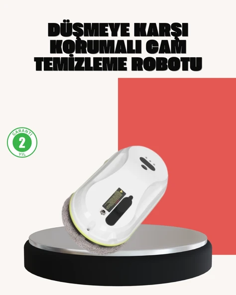 Ups Destekli Düşmeye Karşı Korumalı Cam Temizleme Robotu ürün görseli 1
