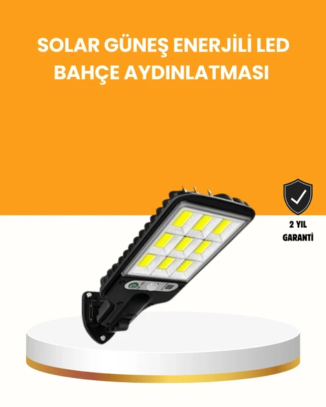 Sensörlü Sokak Tipi Lamba Günlük Kullanım İçin İdeal ürün görseli 1
