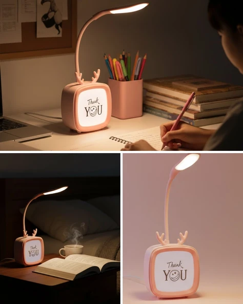 Modern Tasarımlı Şarj Edilebilir Led Gece Lambası ürün görseli 1