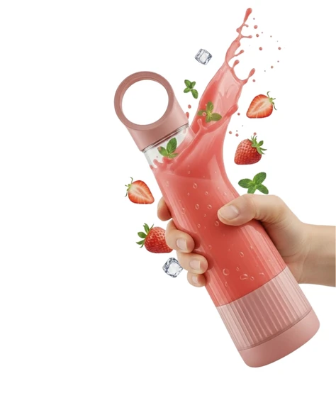 Taşınabilir Smoothie Blender 400 Ml Usb Şarjlı - Resim 2