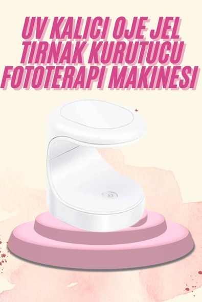 Mini Taşınabilir Kalıcı Oje Jel Tırnak Kurutucu Fototerapi Makinesi ürün görseli 1