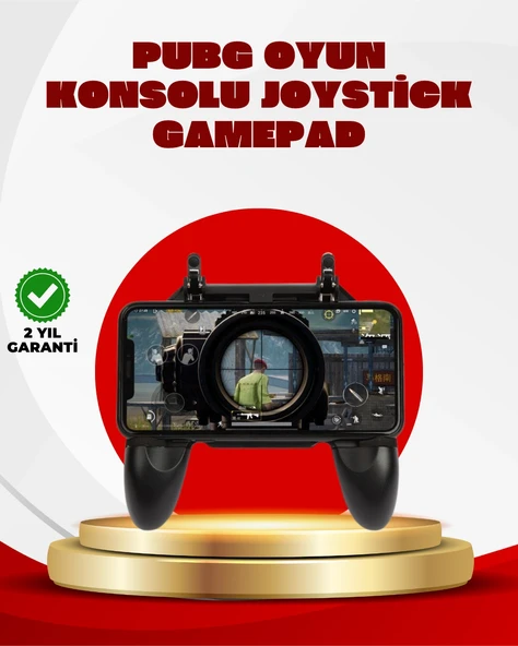 Pubg Mobile Uyumlu Joystick Ve Parmak Tetikli Oyun Gamepadi ürün görseli 1
