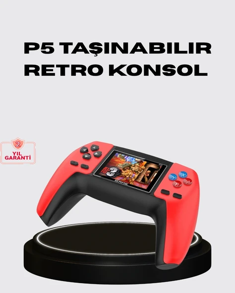 520 Oyunlu Retro Gamepad – Nostaljik Eğlenceyi Her Yere Taşı ürün görseli 1