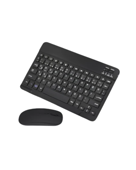Bluetooth Klavye Mouse Seti Taşınabilir Wireless Bilgisayar Aksesuarı - Resim 2
