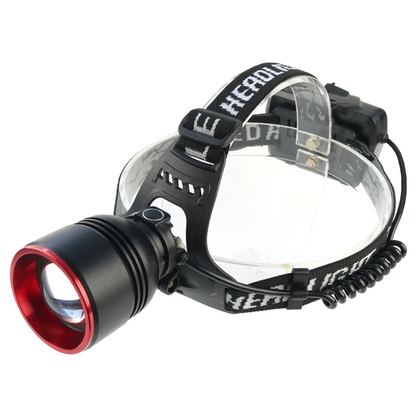 Bedotech Bd-10 1w Tg + Smd Led Alüminyum Alaşımlı Zoomlu Type-c Şarjlı Kafa Feneri ürün görseli 1