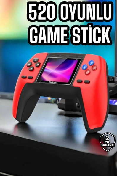 Gamepad 520 Retro Oyunlu Taşınabilir El Konsolu Atari ürün görseli 1