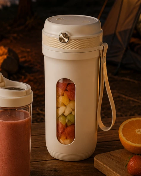 Kablosuz Taşınabilir Blender Güçlü Motorlu Meyve Sıkıcı Ve Smoothie Hazırlayıcı ürün görseli 1