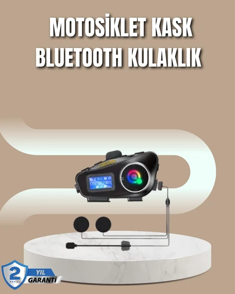 500 Metre İnterkom Mesafeli Kask Kulaklığı Gürültü Engelleyici ürün görseli 1
