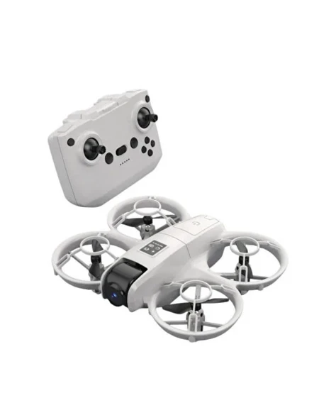 Işıklı Mini Drone Çift Batarya Ve Yedek Pervane Setli - Resim 3