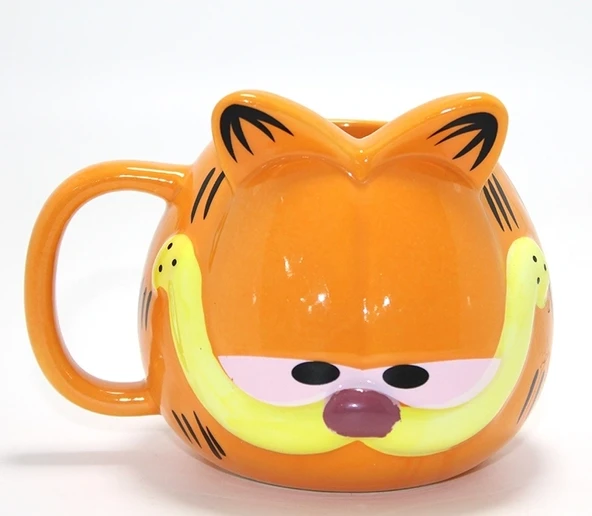 3d Garfield Tasarımı Porselen Kupa Bardak Alk4511 ürün görseli 1