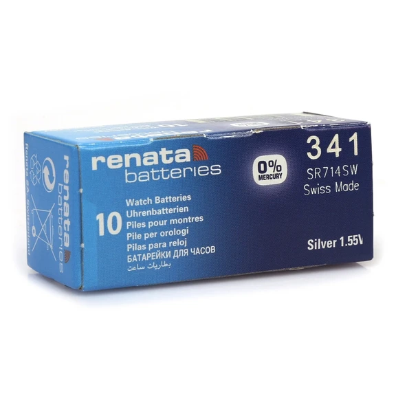Renata 341 Sr714sw 1.55v Alkalin Saat Pili 10 Adet ürün görseli 1