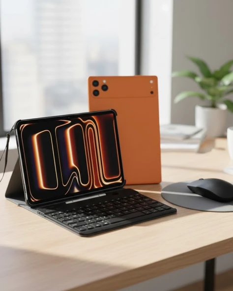 Android Tablet Klavye Kılıflı Dokunmatik Ekran Günlük Ve Profesyonel Kullanım ürün görseli 1