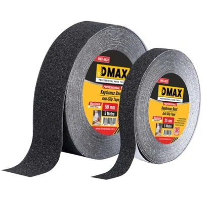 Merdiven Kaydırmaz Bant Dmax Siyah Bant 25 mm x 15 mt DMX4623 ürün görseli 1