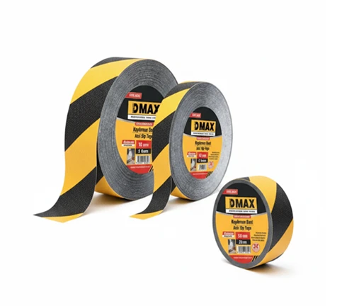 Merdiven Kaydırmaz Bant  Dmax Sarı Siyah 50 mm x 15 mt DMX4627 ürün görseli 1