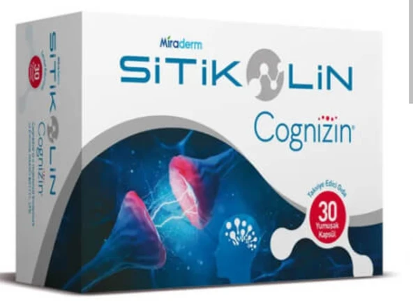 Miraderm Sitikolin Cognizin 30 Kapsül - Resim 2