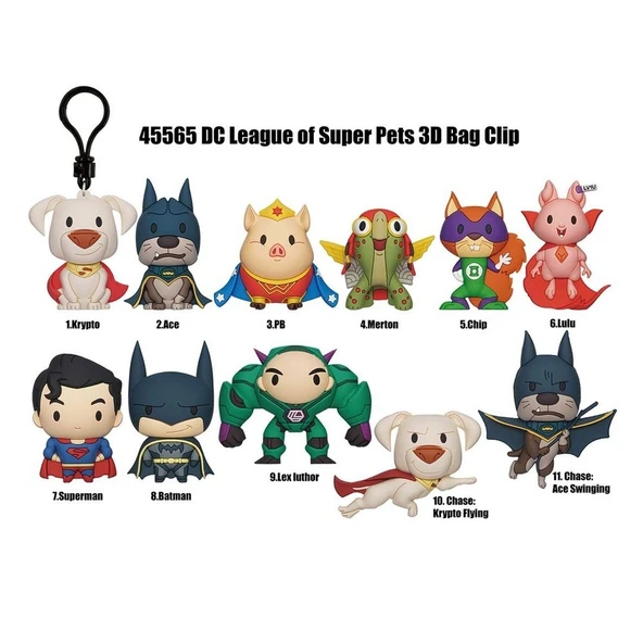 DC League of Super Pets Klipsli Figür - Resim 2