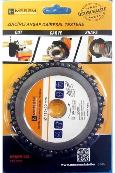 Zincirli Ahşap Dairesel Testere 115x22mm ürün görseli 1