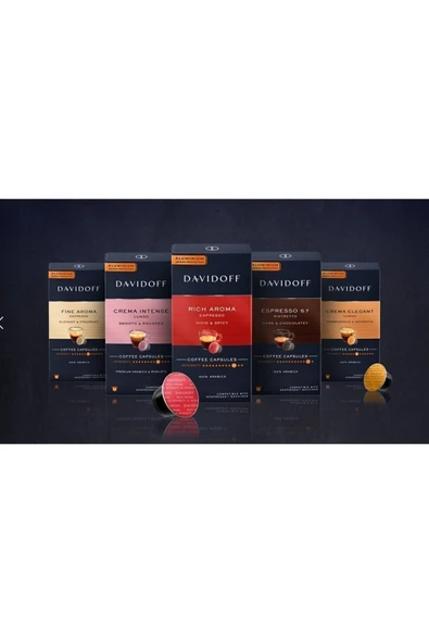 Davidoff DAVİDOFF 5X10 Adet Kapsül Kahve (Nespresso Uyumlu) ürün görseli 1