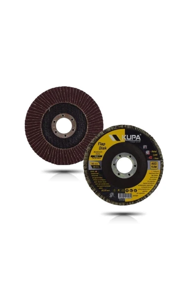 Kupa Katlı Flap Disk Zımpara A60 Kum - 10 Adet - Resim 3