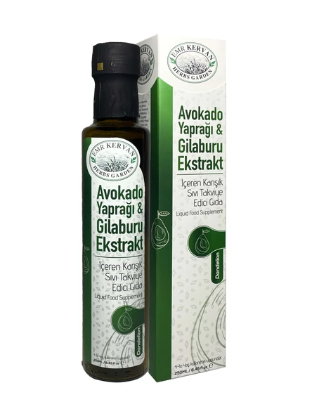 EMR KERVAN HERBS GARDEN AVOKADO YAPRAĞI & GİLABURU  EKSTRAKT 250ML ürün görseli 1