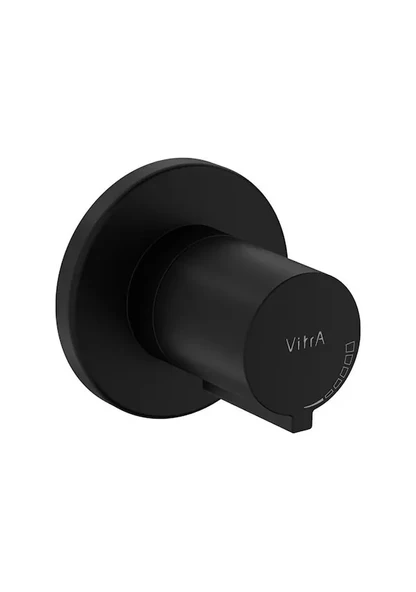 VitrA Ankastre Stop Valf Mat Siyah - A4146136 Mat Siyah ürün görseli 1