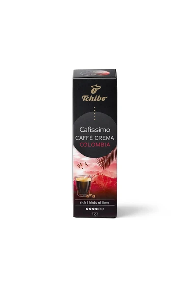 Tchibo Cafissimo Caffé Crema Colombia 10'lu Kapsül Kahve ürün görseli 1