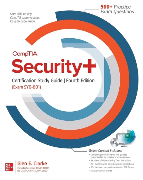 CompTIA Security+ Certification Study Guide (Exam SY0-601) 4th Edition Glen E. Clarke ürün görseli 1