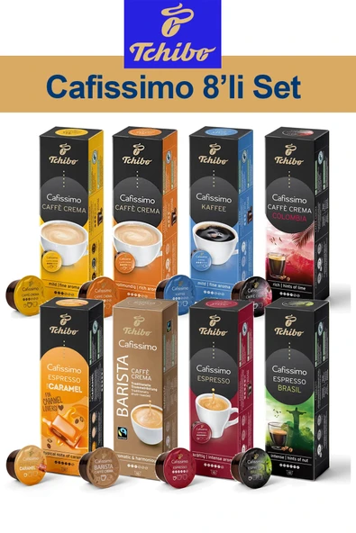 Tchibo Cafissimo 8'li Kahve Seti 8x10 v2 ürün görseli 1