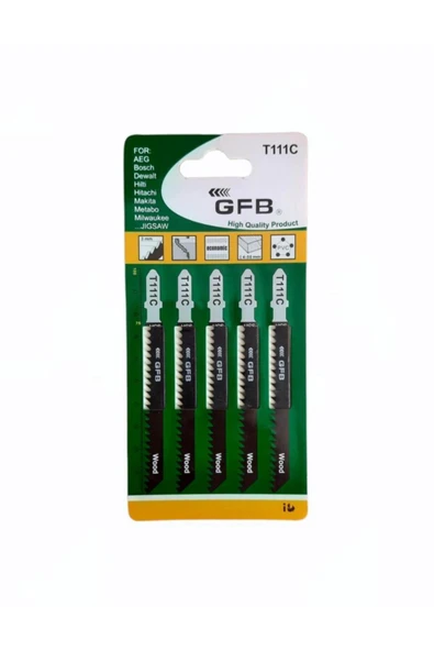 GFB T111c Dekupaj Ağzı Ahşap Hcs 5 Li Paket ürün görseli 1