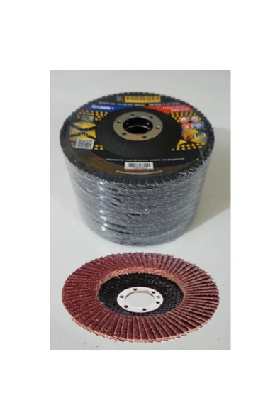 Meşem Flap Disk Zımpara 40 Kum 115 X 22 Mm (10 AD.) ürün görseli 1