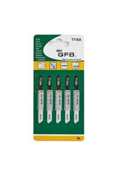 YEB GFB T118A - METAL DEKUPAJ TESTERESİ (5’li Paket) ürün görseli 1