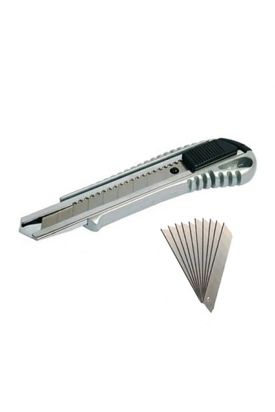 NEİKO Metal Maket Bıçağı 18 mm + Yedek Ağız ürün görseli 1
