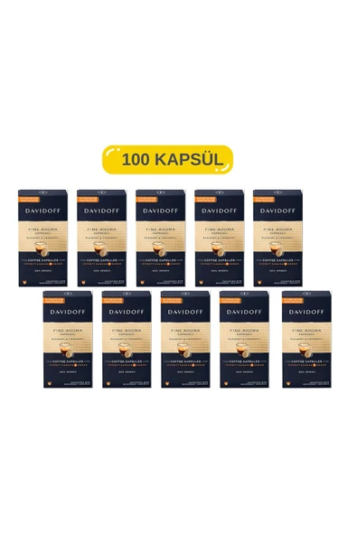 Eduscho Fine Aroma Espresso Elegant & Fragrant Aluminium Kapsül Kahve 10x10 (100 Kapsül) – Nespresso Uyumlu ürün görseli 1