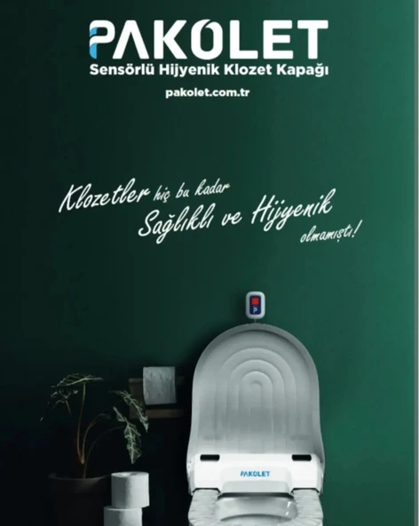 Pakolet Sensörlü Klozet Kapağı 2 li - Resim 4