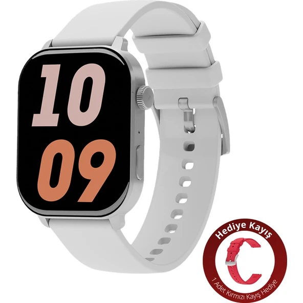 Inteya Hiwatch Talk 2 Amoled Ekran Android ve Ios Uyumlu Silikon Kayışlı Akıllı Saat ürün görseli 1
