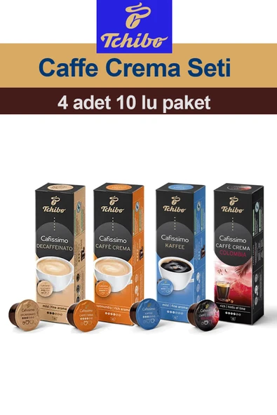 Tchibo Cafissimo 4'lü Kahve Seti 4x10 v5 ürün görseli 1