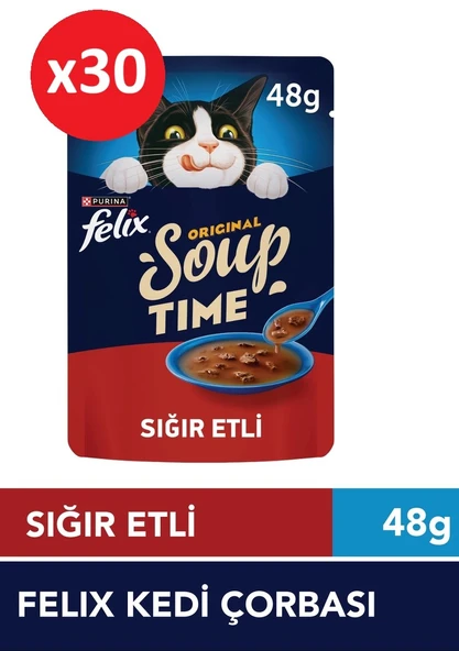 Felix Kedi Çorbası Sığır Etli 48 Gr*30 Adet ürün görseli 1