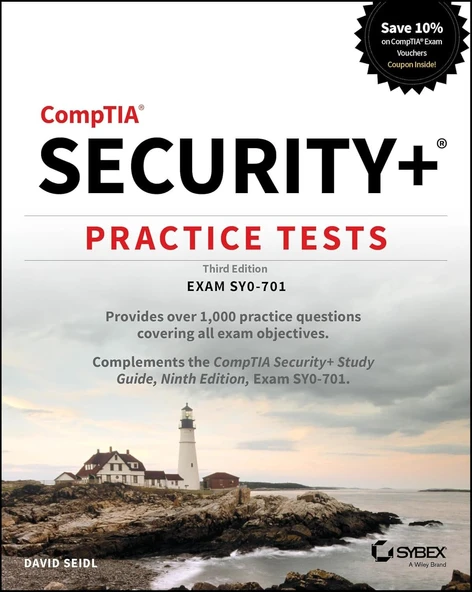 CompTIA Security+ Practice Tests: Exam SY0-701 (Sybex Study Guide) 3rd Edition David Seidl ürün görseli 1