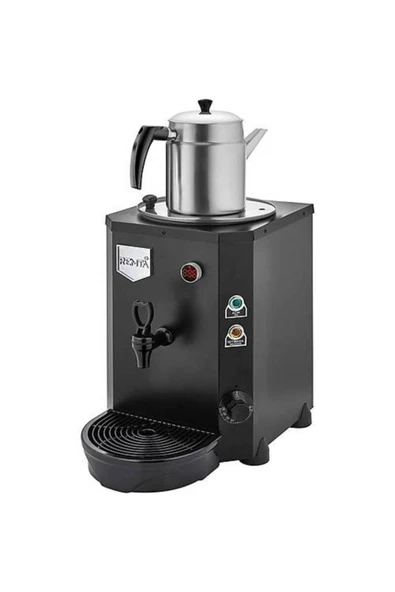 Remta Tek Demlikli Mini Jumbo Çay Makinası 7Lt- DE14, Siyah ürün görseli 1