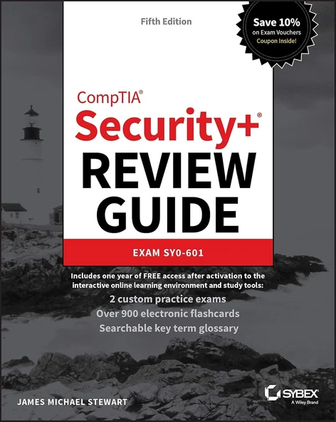 CompTIA Security+ Review Guide: Exam SY0-601 5th Edition James Michael Stewart ürün görseli 1