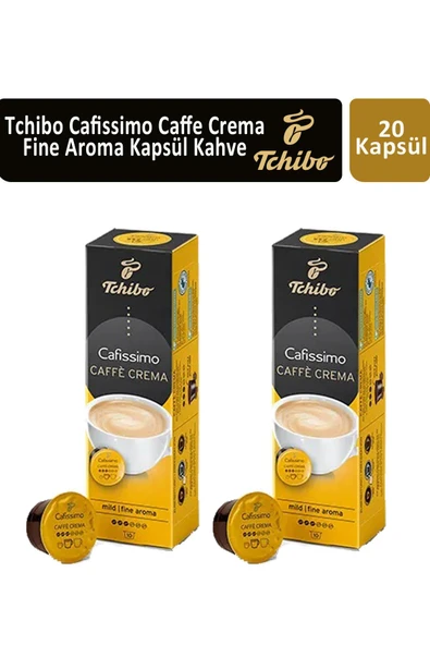 Tchibo Cafissimo Caffe Crema Fine Aroma Kapsül Kahve x 2 Adet ürün görseli 1