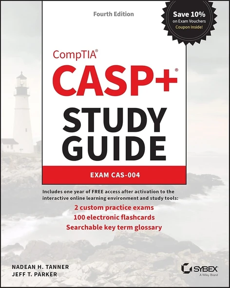 CASP+ CompTIA Advanced Security Practitioner Study Guide: Exam CAS-004 4th Edition Nadean H. Tanner Jeff T. Parker ürün görseli 1