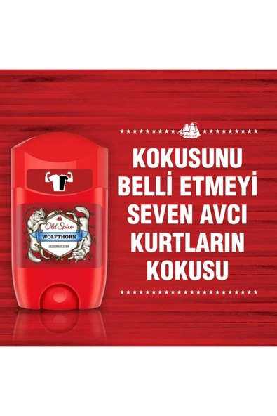 Old Spice Deo Stick 50 Ml Wolfthorn X 4 Adet - Resim 3