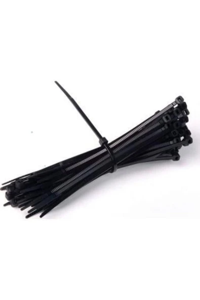 Mikasso Plastik Cırt Kelepçe Siyah 3.6 X 370 Mm. - 100 Adet ürün görseli 1