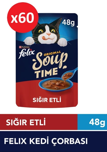 Felix Kedi Çorbası Sığır Etli 48 Gr*60 Adet ürün görseli 1